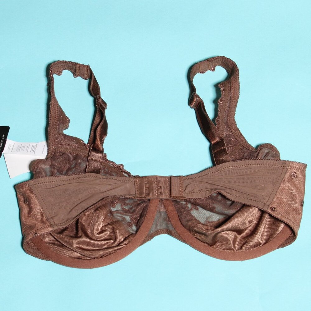 Bali Brown Lace Underwire Bra